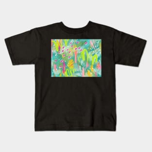 “Everything is Wonderful” - a Brightly Colored Abstract Kids T-Shirt